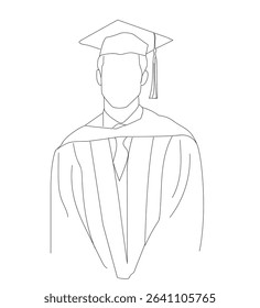 male bachelor. male student holding diploma vector flat illustration. 