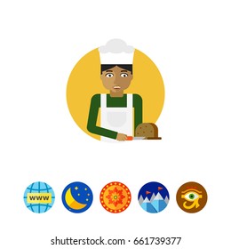 Male baker