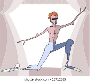 male ballet dancer