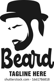 male beard care logo design