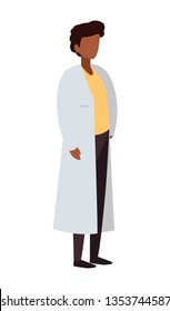 male black doctor professional character
