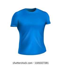 male blue t shirt