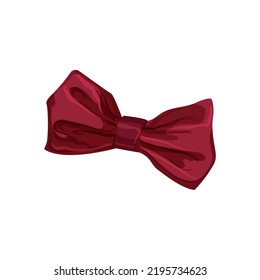 male bow tie cartoon. male bow tie sign. isolated symbol vector illustration