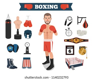 what are the equipment used in boxing