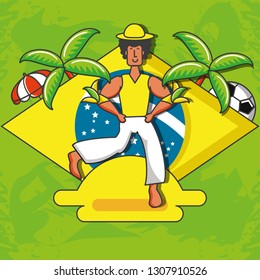 male brazilian dancer character