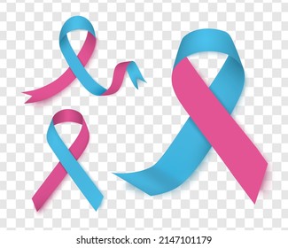 Male Breast Cancer awareness week is observed every year on third week of October. Vector illustration.