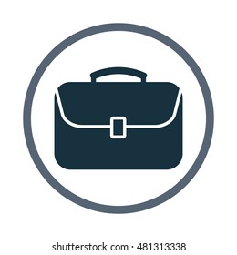 Male business bag icon