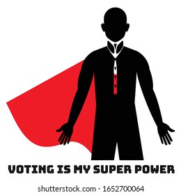 Male In Cape Voting Is My Superpower