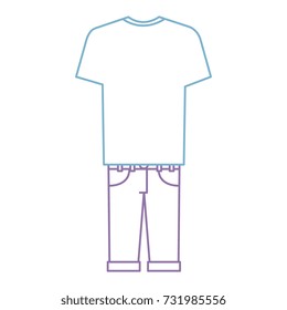male casual clothes icon