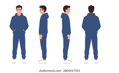 Male character design sheet