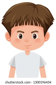 A male character on white background illustration