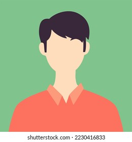 Male Character Vector Without Face