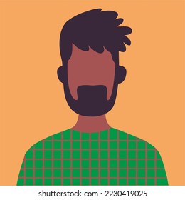 Male Character Vector Without Face