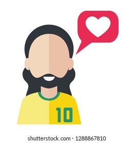 Male characters. Vector illustration - Vector