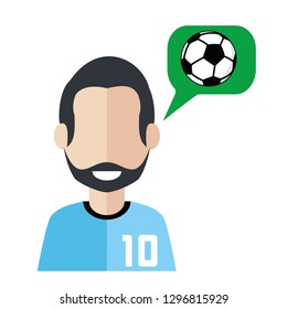 Male characters. Vector illustration - Vector