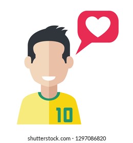 Male characters. Vector illustration - Vector