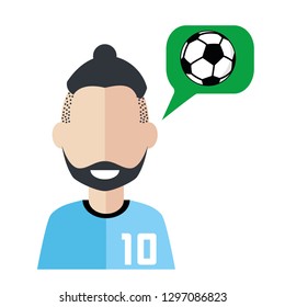 Male characters. Vector illustration - Vector