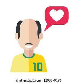 Male characters. Vector illustration - Vector