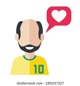 Male characters. Vector illustration - Vector