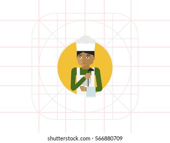 Male chef portrait