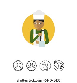 Male chef portrait