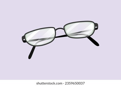 Male clothing and accessories concept. Colored flat vector illustration isolated. 