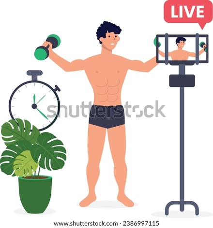 Male Content Creators doing Vlogging and streaming