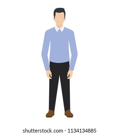 
Male, decently dressed in decent wears showcasing teacher character

