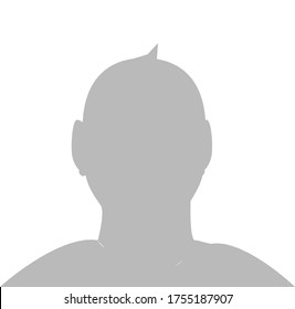 Male Default Placeholder Avatar Profile Gray Stock Vector (Royalty Free ...