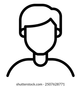 Male Diversity Avatars icon illustration