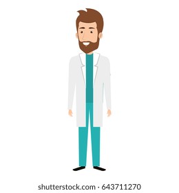 Male doctor avatar character