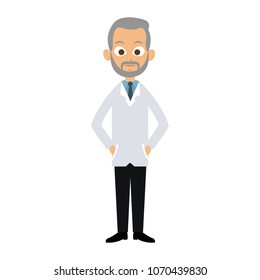Male doctor cartoon