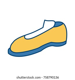 Male elegant shoe icon vector illustration graphic design