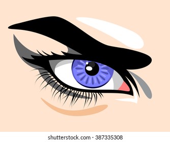 male eye