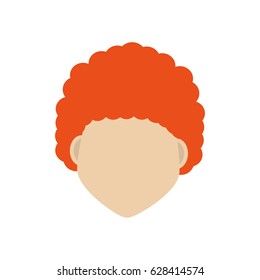 Male faceless head