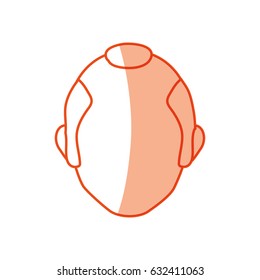 Male faceless head