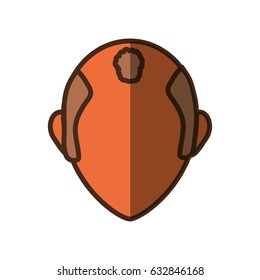 Male faceless head