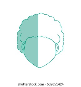 Male faceless head