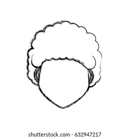 Male faceless head