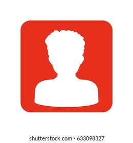 Male faceless head