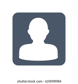 Male faceless head