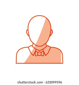 Male faceless head