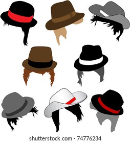 Male fashion - Hairstyles and hats