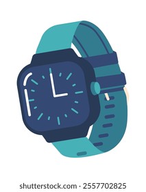 Male fashion wrist watch vector illustration