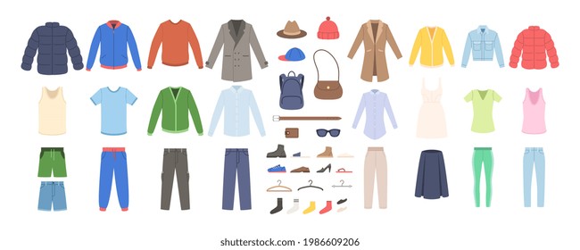 1,654 Male Female Fashion Items Images, Stock Photos & Vectors ...