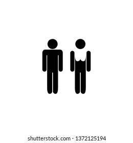 Male Female Gender Graphic Illustration Vector Stock Vector (Royalty ...