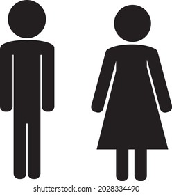 Male and Female Gender Silhouettes