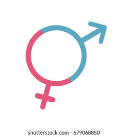 Male Female Gender Symbol Icon Stock Vector (Royalty Free) 679068850