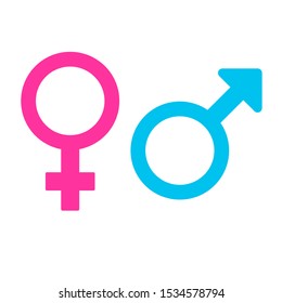 Male Female Gender Symbol Vector Stock Vector (Royalty Free) 1534578794 ...