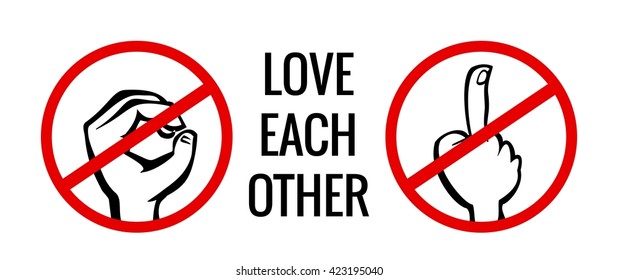 Male and Female Hand.  Vector flat drawn design color illustration on white background